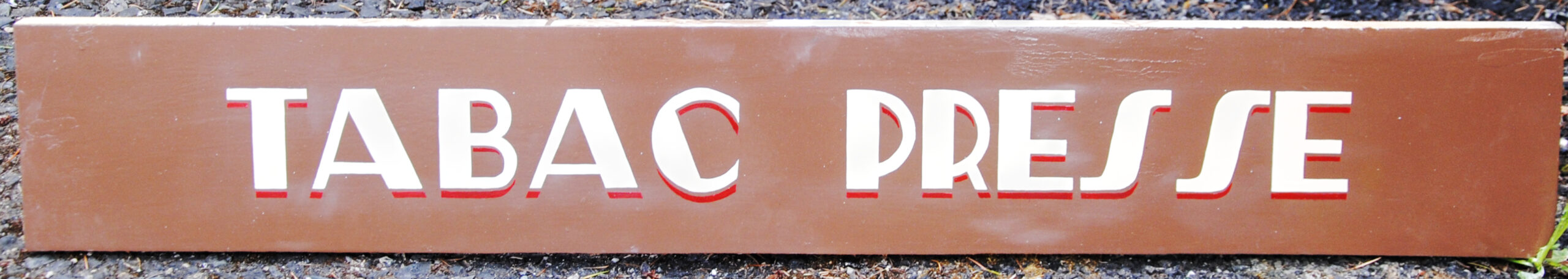 Maquette pour une enseigne de Tabac Presse