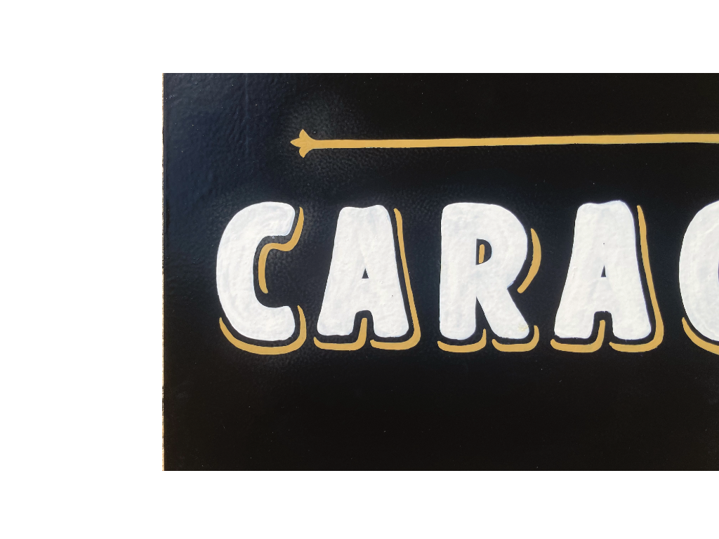 « CARA » Plaque démo Variation du Logo Caractère C