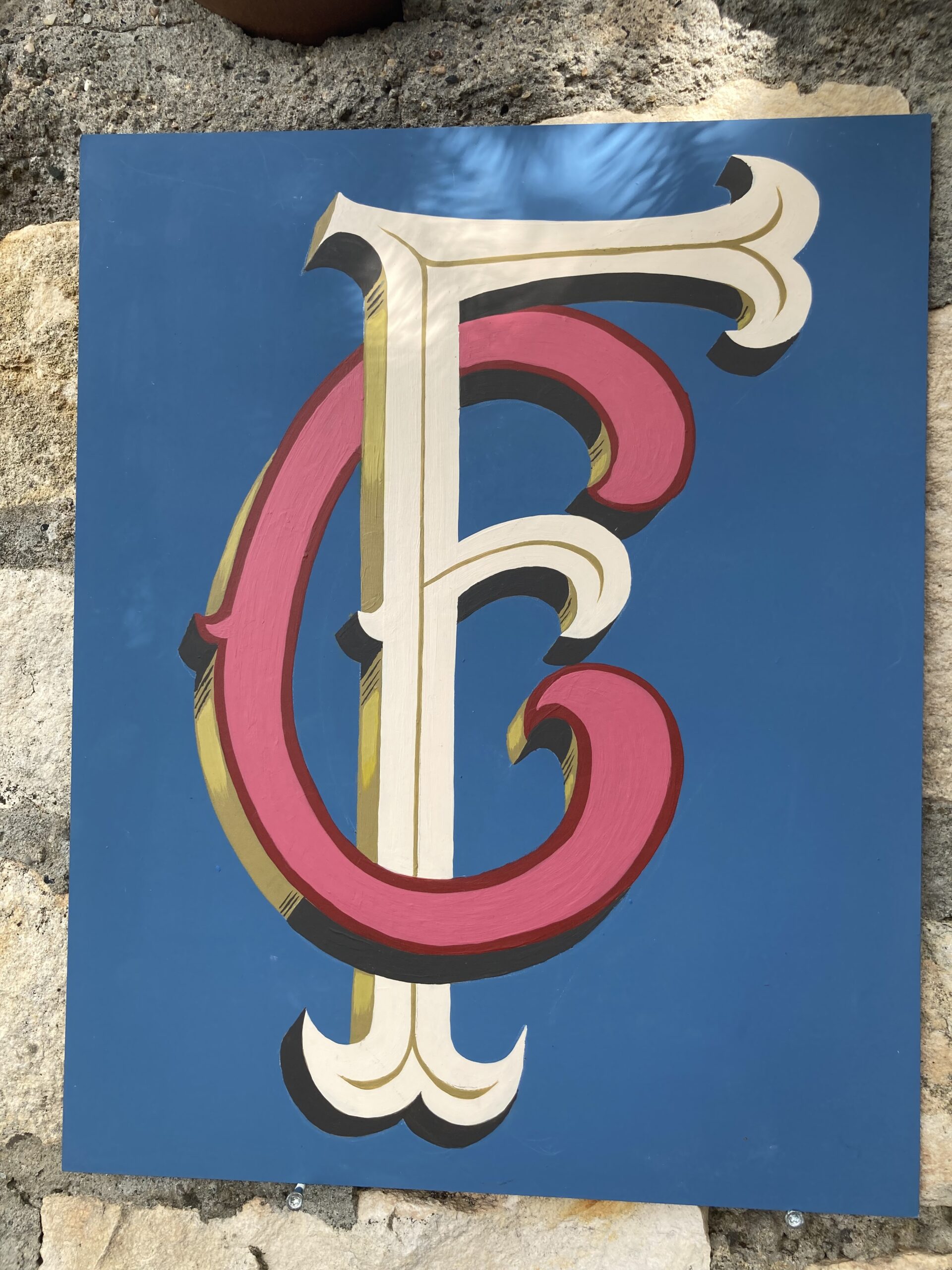 « FC » INITIALES pour blason